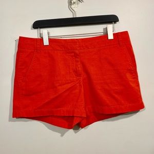 J.Crew Chino Shorts Red Business Casual